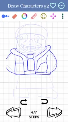 How to Draw Sans android App screenshot 5